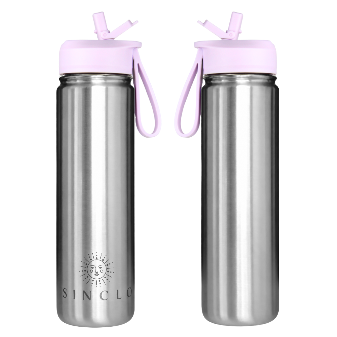 *PREORDER* The Stevie 675ml Water Bottle (Chrome)