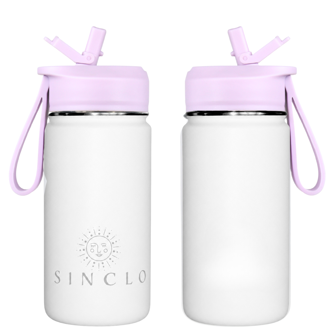 The Babi 400ml Water Bottle (White)