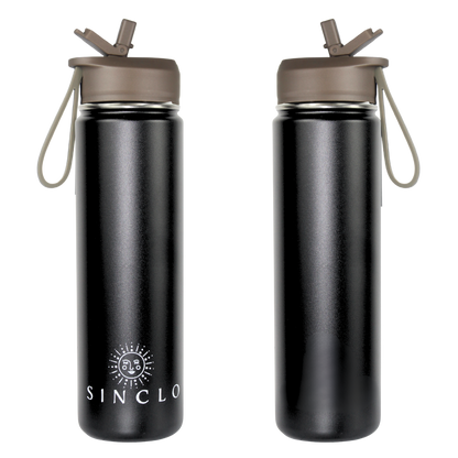 The Stevie 675ml Water Bottle (Black)