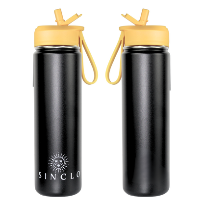 The Stevie 675ml Water Bottle (Black)