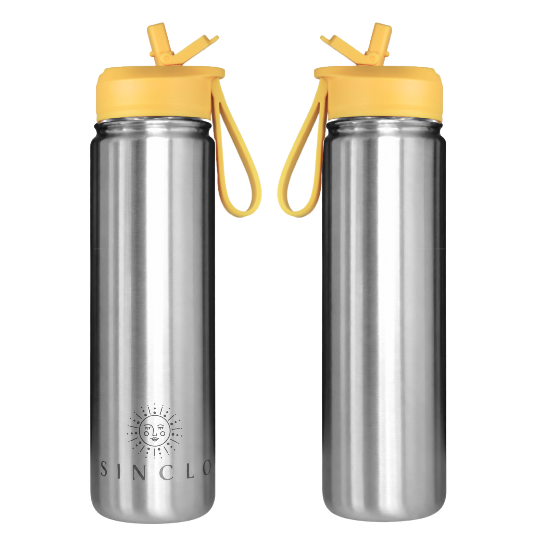 *PREORDER* The Stevie 675ml Water Bottle (Chrome)