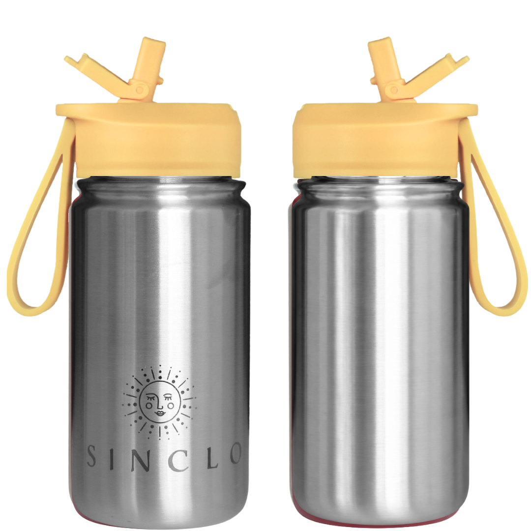 *PREORDER* The Babi 400ml Water Bottle (Chrome)