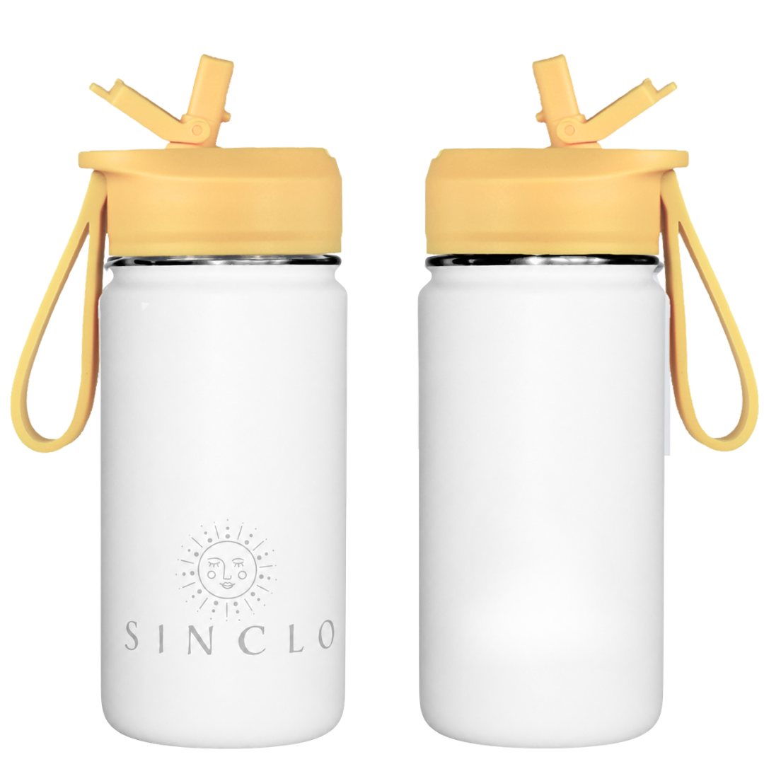 The Babi 400ml Water Bottle (White)