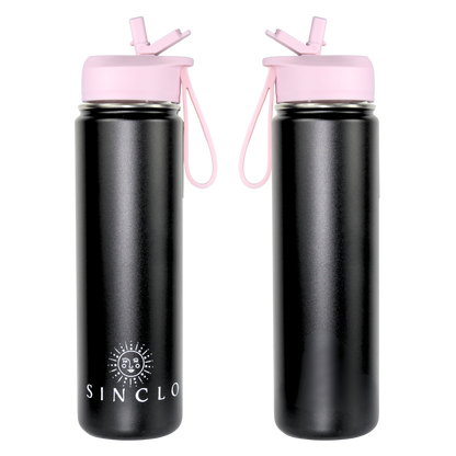 The Stevie 675ml Water Bottle (Black)