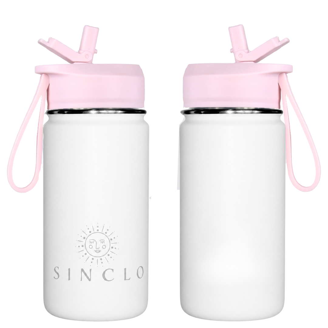 The Babi 400ml Water Bottle (White)