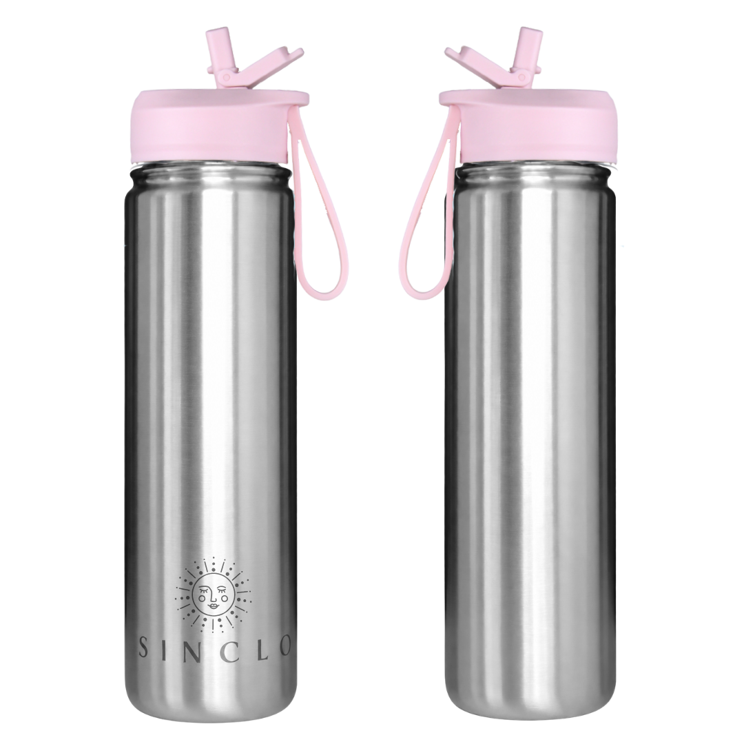 *PREORDER* The Stevie 675ml Water Bottle (Chrome)