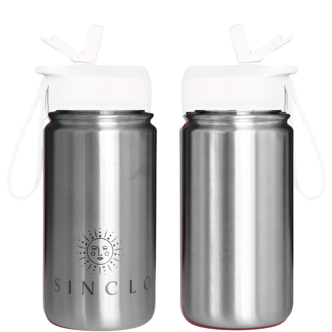 *PREORDER* The Babi 400ml Water Bottle (Chrome)