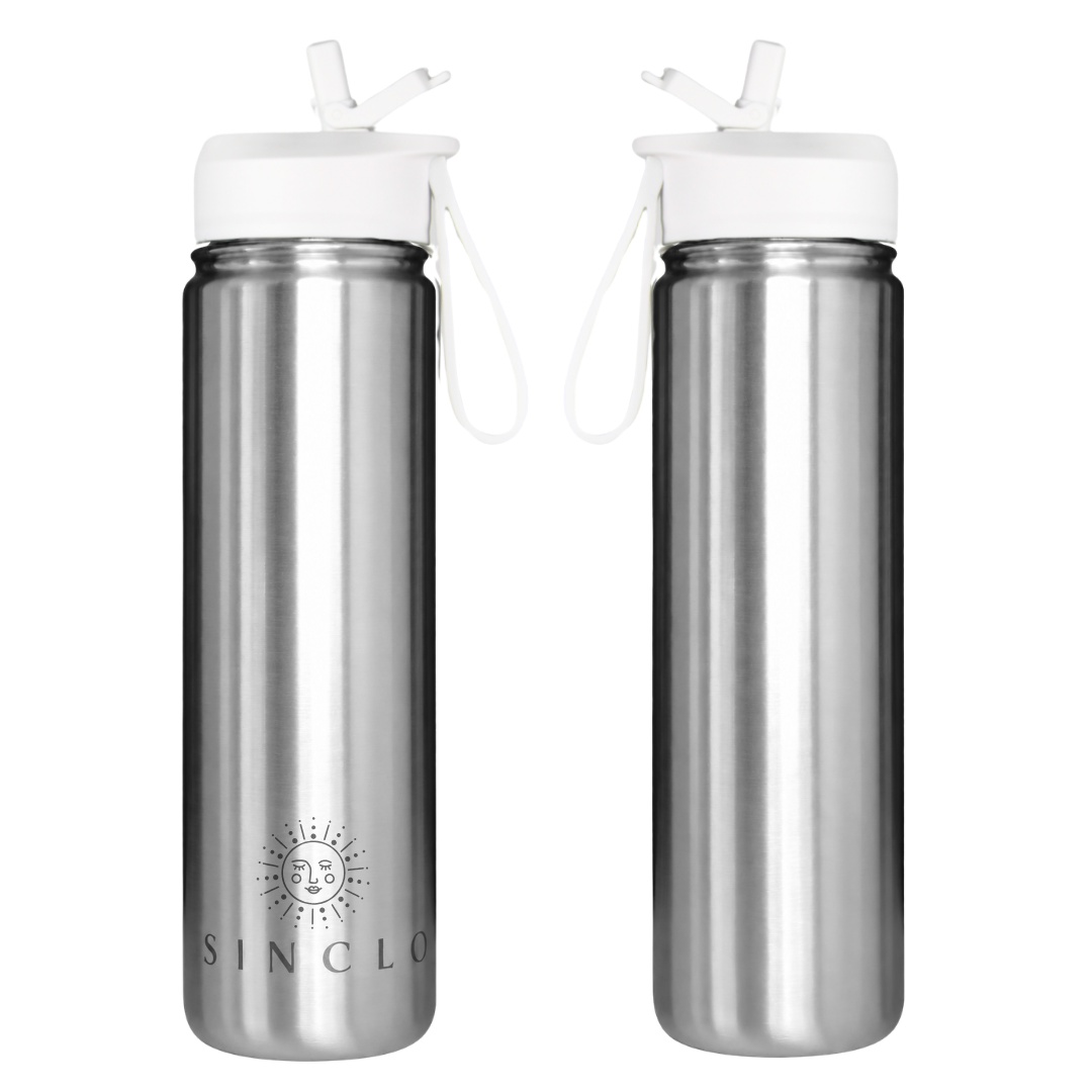 *PREORDER* The Stevie 675ml Water Bottle (Chrome)