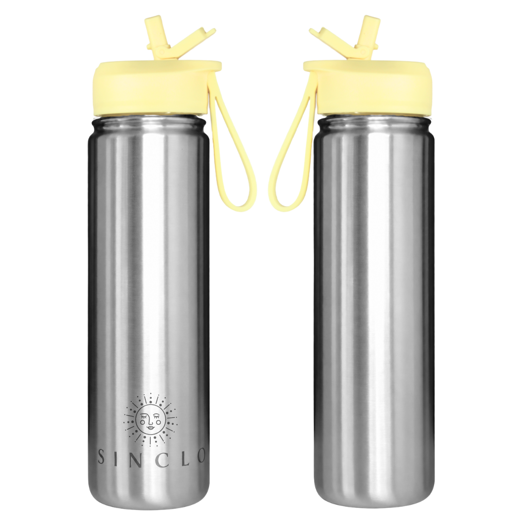 *PREORDER* The Stevie 675ml Water Bottle (Chrome)