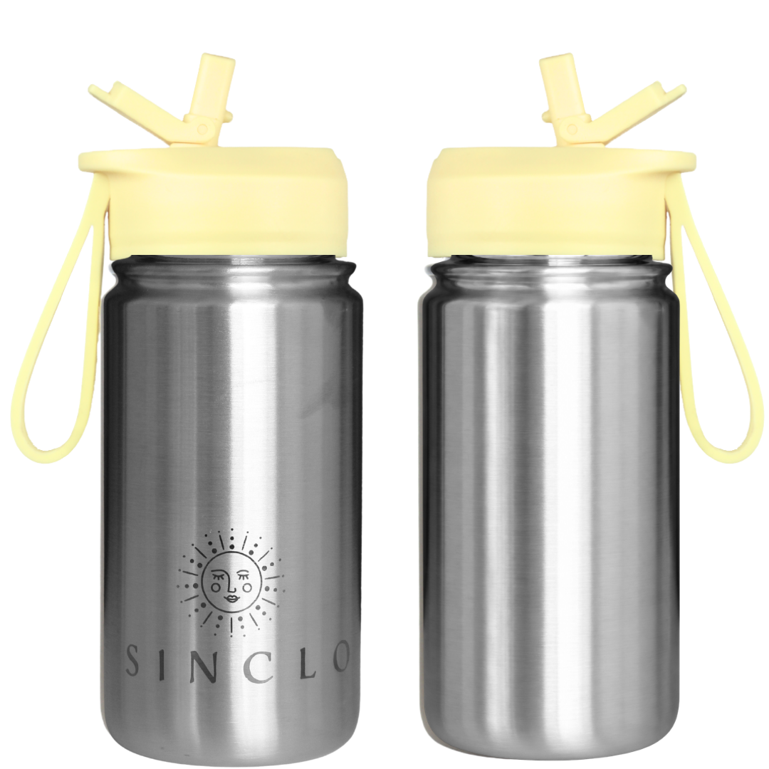 *PREORDER* The Babi 400ml Water Bottle (Chrome)
