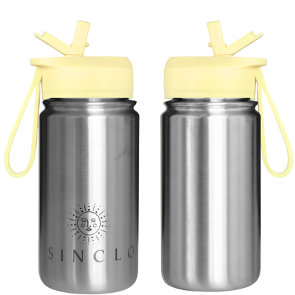 *PREORDER* The Babi 400ml Water Bottle (Chrome)