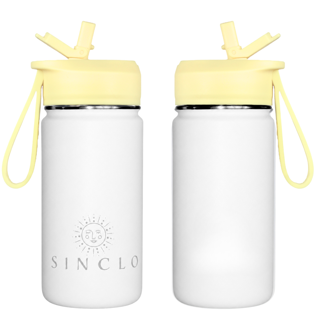 The Babi 400ml Water Bottle (White)