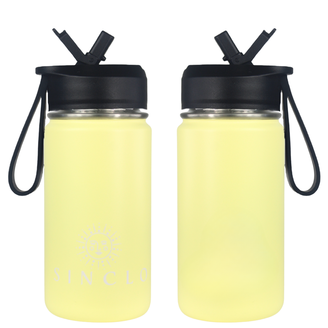 SECONDS SALE - The Babi 400ml Water Bottle (Yellow)