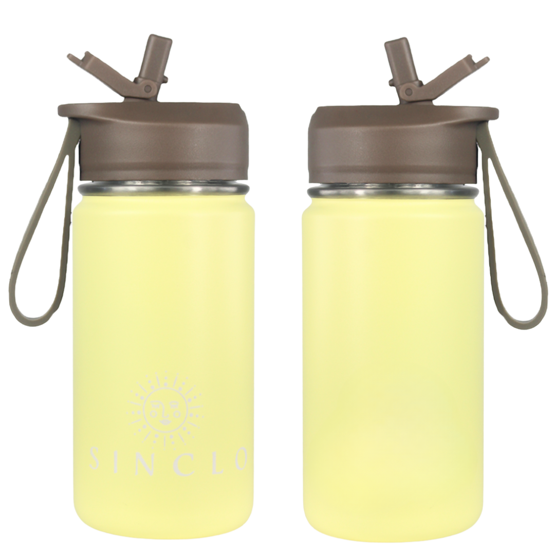 SECONDS SALE - The Babi 400ml Water Bottle (Yellow)