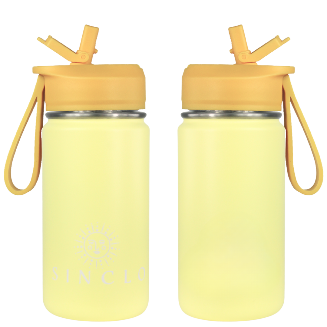 SECONDS SALE - The Babi 400ml Water Bottle (Yellow)