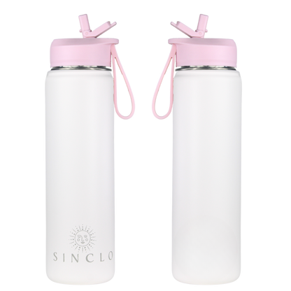 The Stevie 675ml Water Bottle (White)