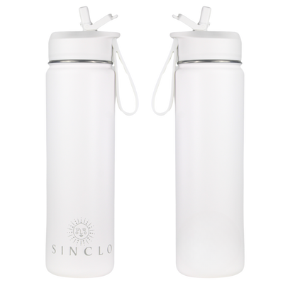 The Stevie 675ml Water Bottle (White)