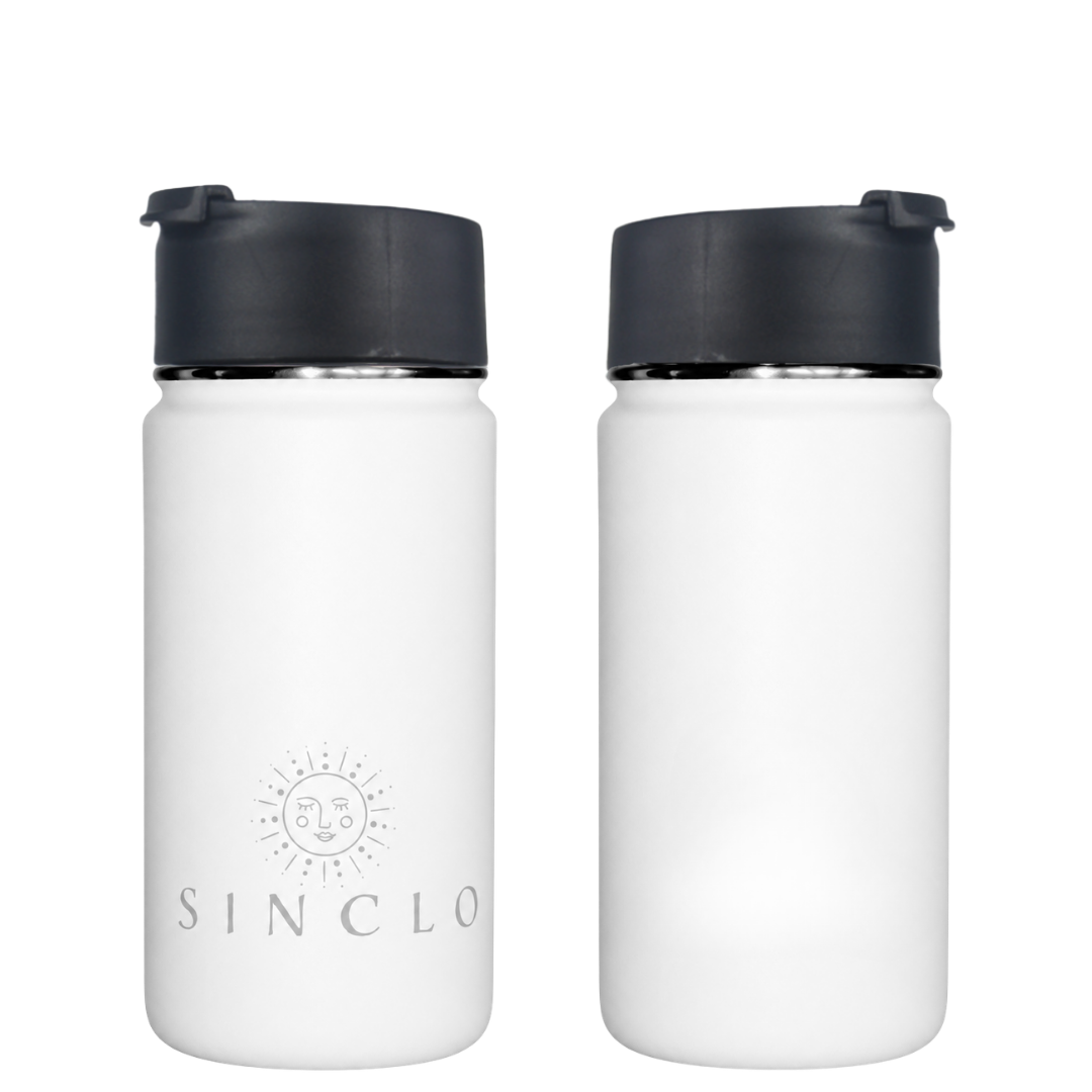 The Babi 400ml Water Bottle (White)