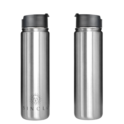 *PREORDER* The Stevie 675ml Water Bottle (Chrome)
