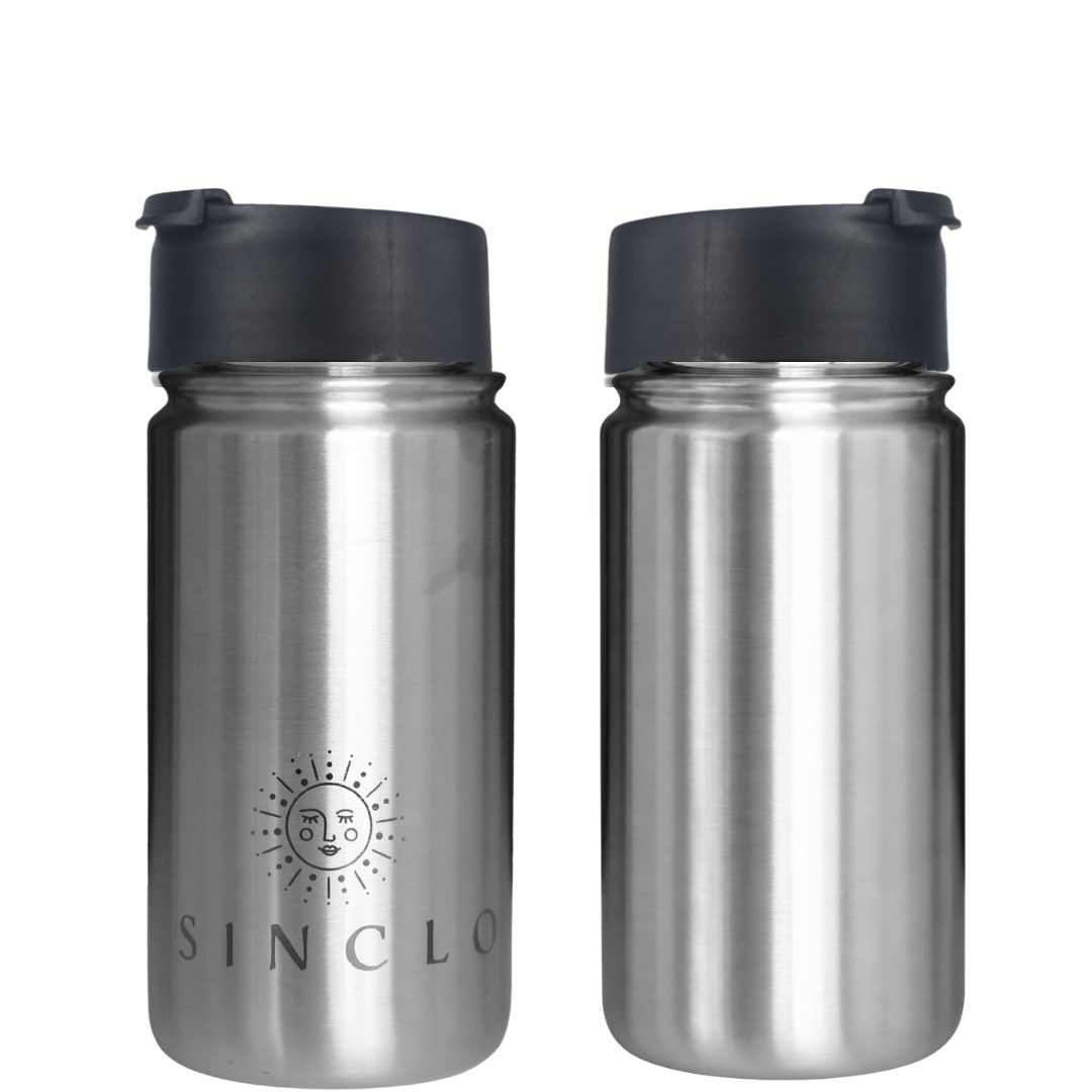 *PREORDER* The Babi 400ml Water Bottle (Chrome)