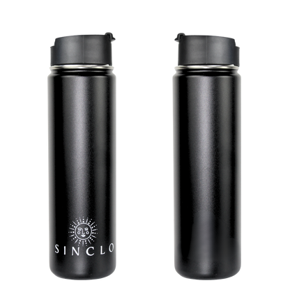 The Stevie 675ml Water Bottle (Black)