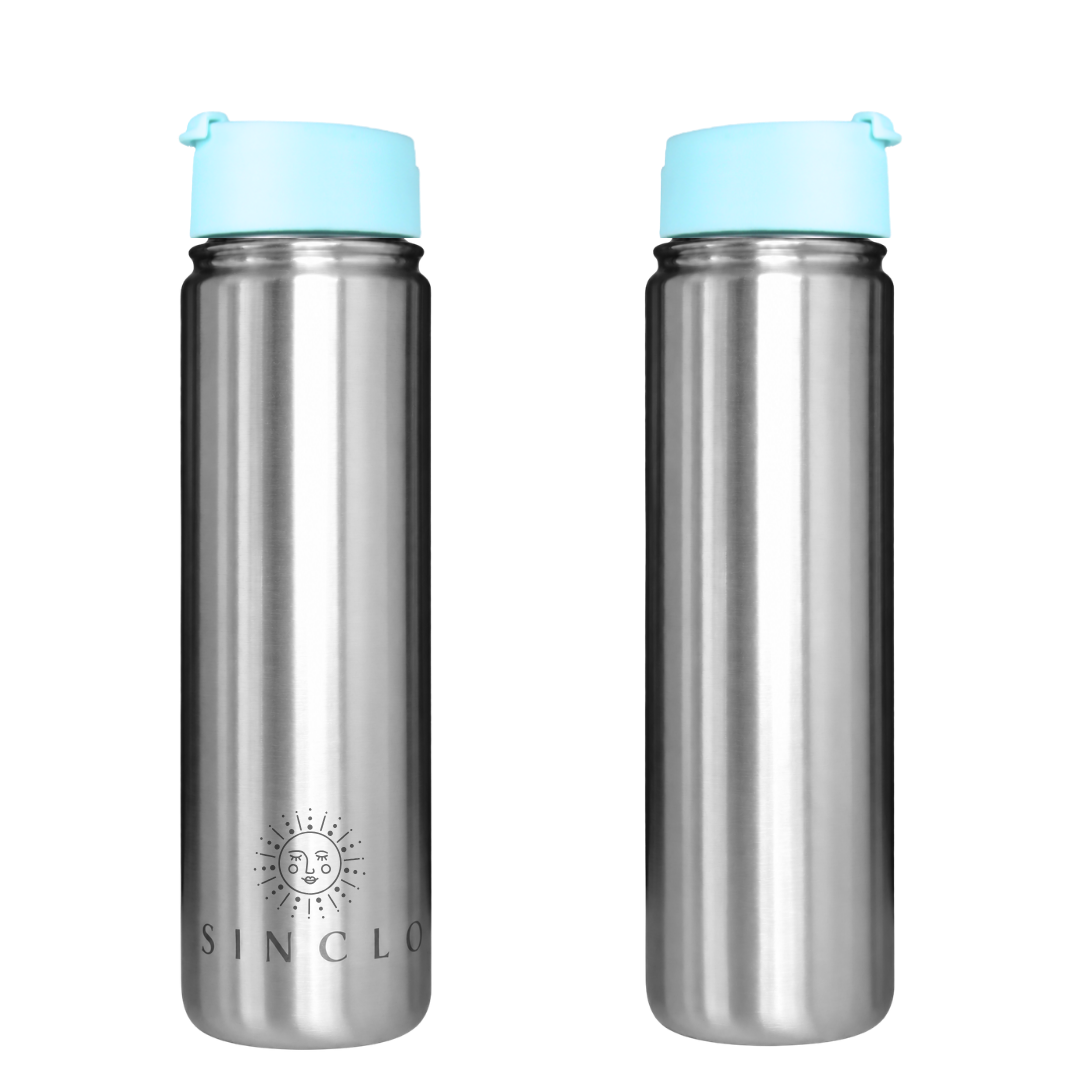 *PREORDER* The Stevie 675ml Water Bottle (Chrome)