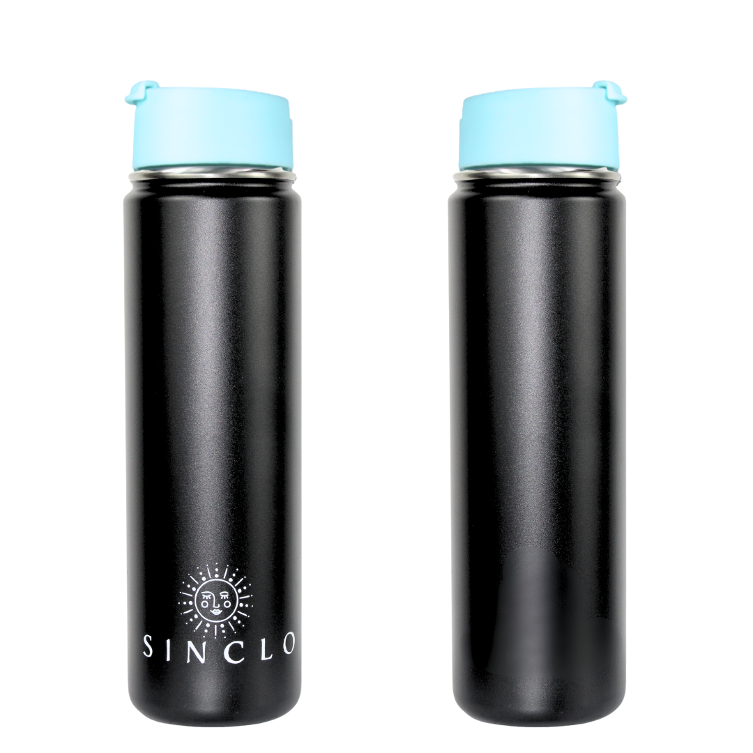 The Stevie 675ml Water Bottle (Black)