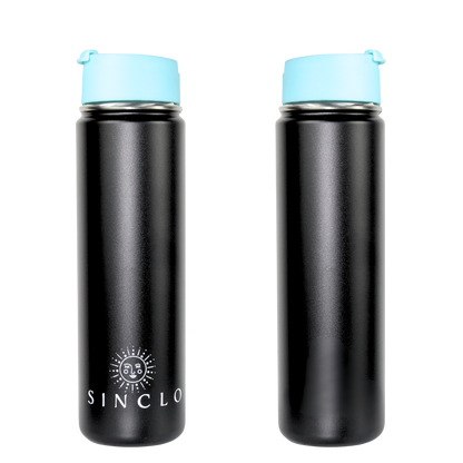 The Stevie 675ml Water Bottle (Black)