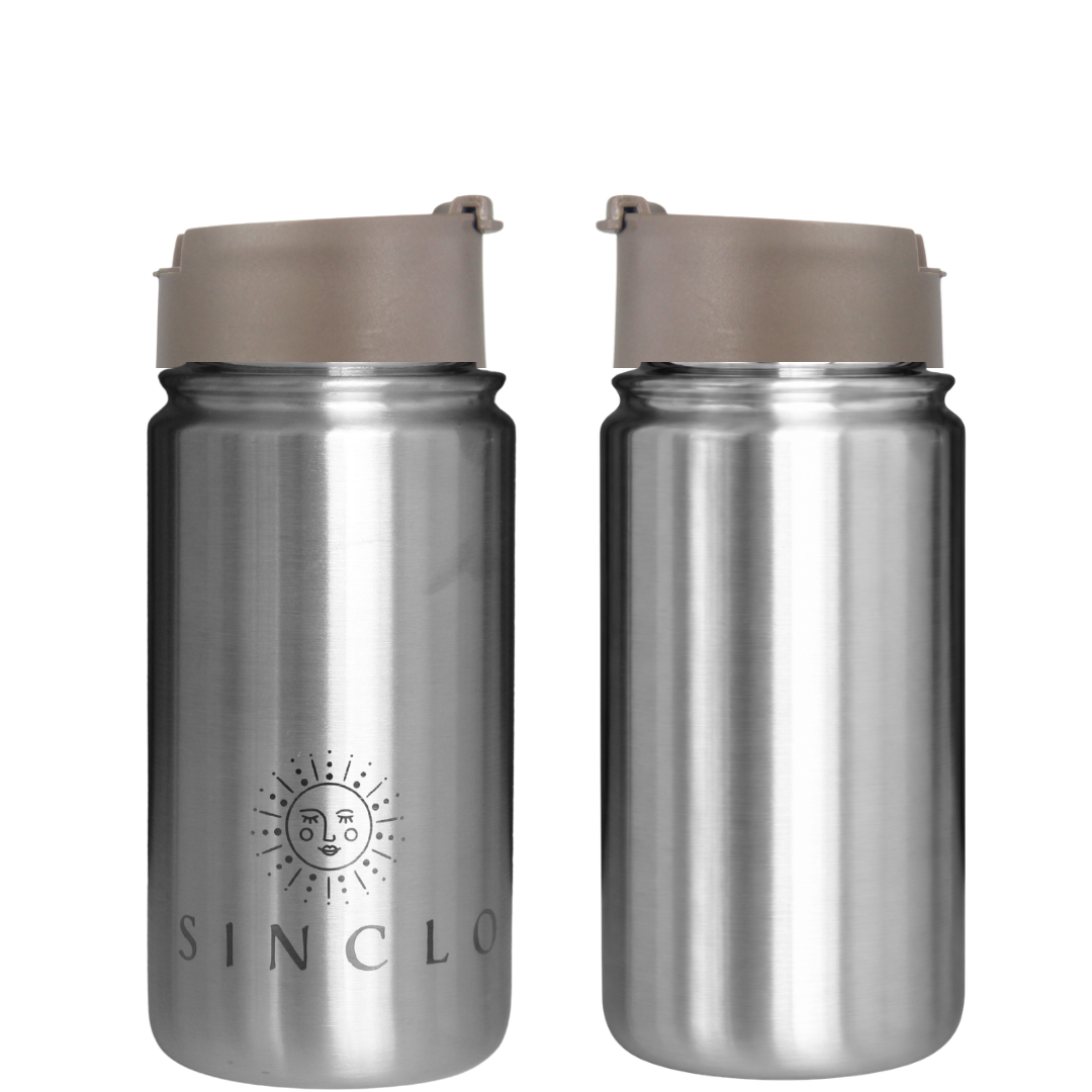 *PREORDER* The Babi 400ml Water Bottle (Chrome)