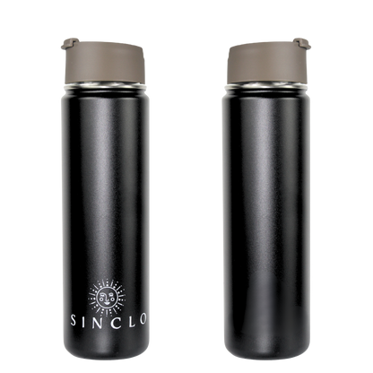 The Stevie 675ml Water Bottle (Black)