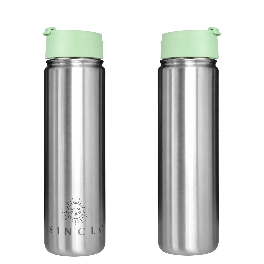 *PREORDER* The Stevie 675ml Water Bottle (Chrome)