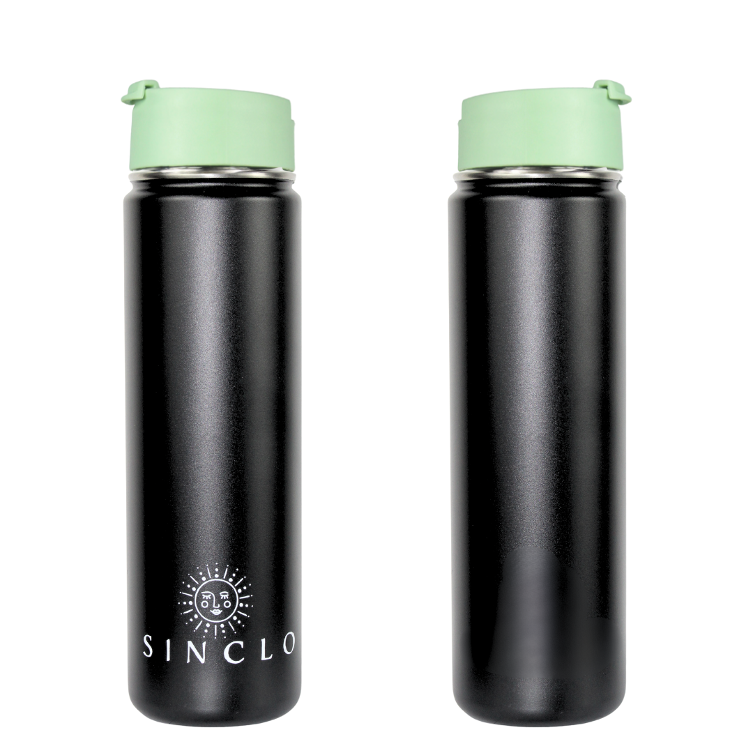 The Stevie 675ml Water Bottle (Black)