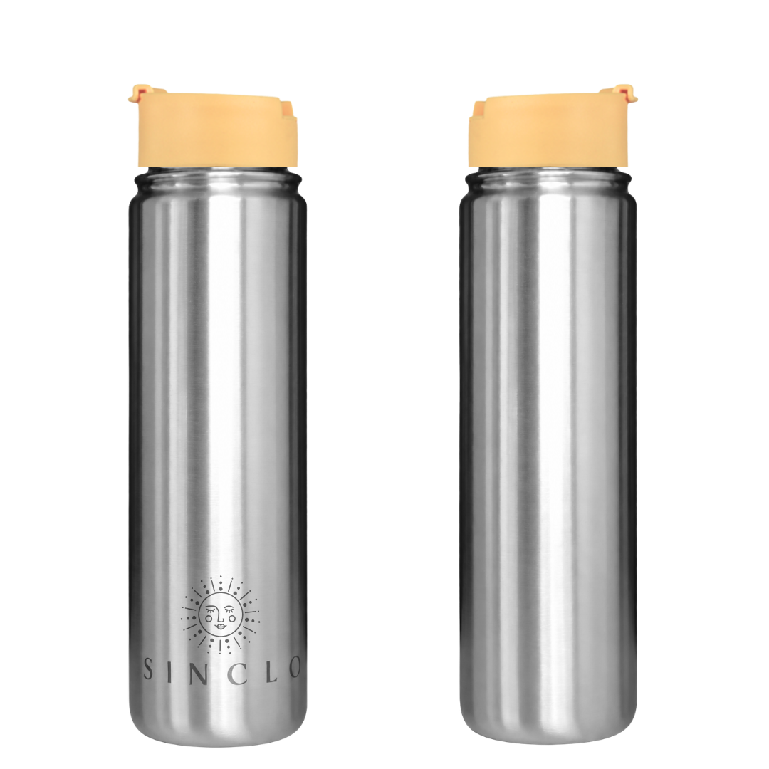 *PREORDER* The Stevie 675ml Water Bottle (Chrome)