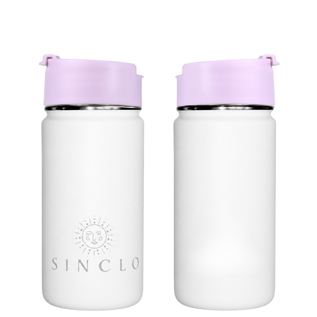 The Babi 400ml Water Bottle (White)