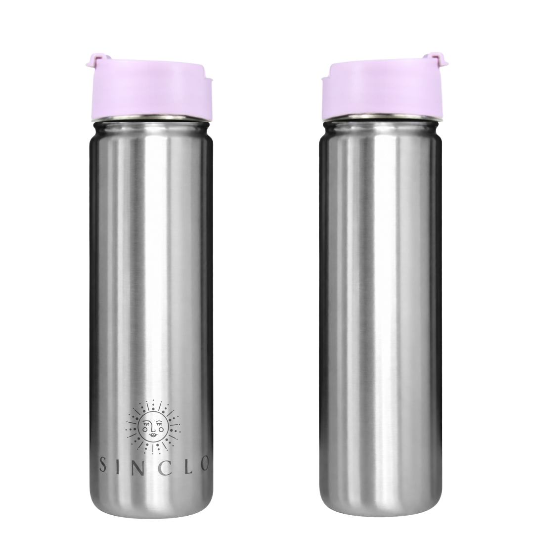 *PREORDER* The Stevie 675ml Water Bottle (Chrome)