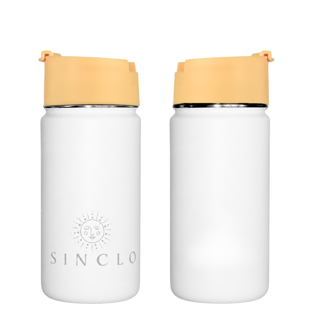 The Babi 400ml Water Bottle (White)