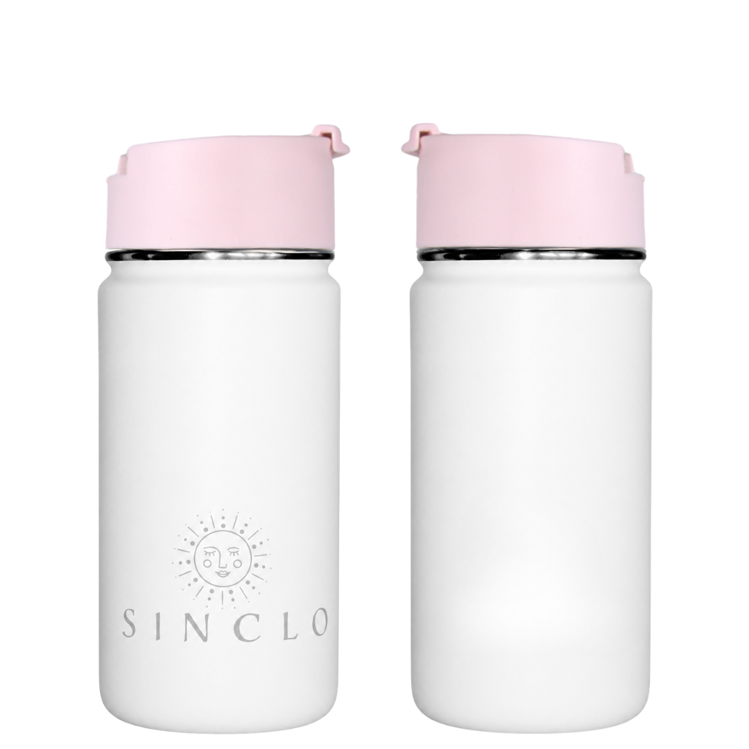 The Babi 400ml Water Bottle (White)