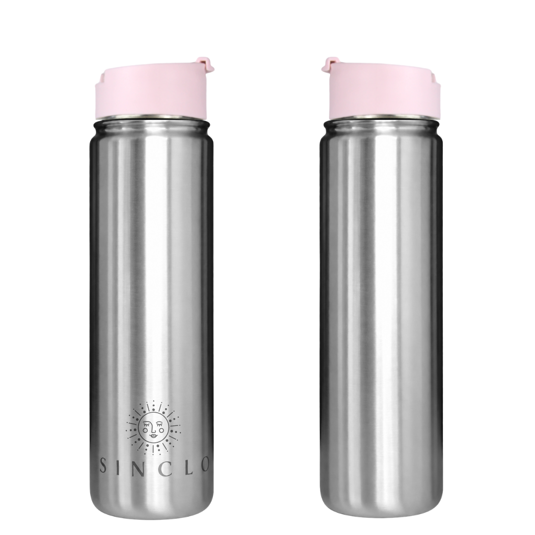*PREORDER* The Stevie 675ml Water Bottle (Chrome)
