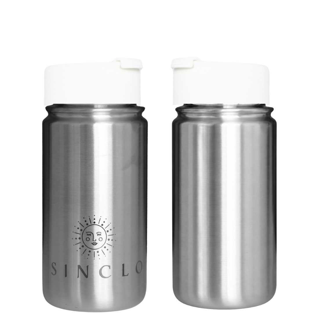 *PREORDER* The Babi 400ml Water Bottle (Chrome)