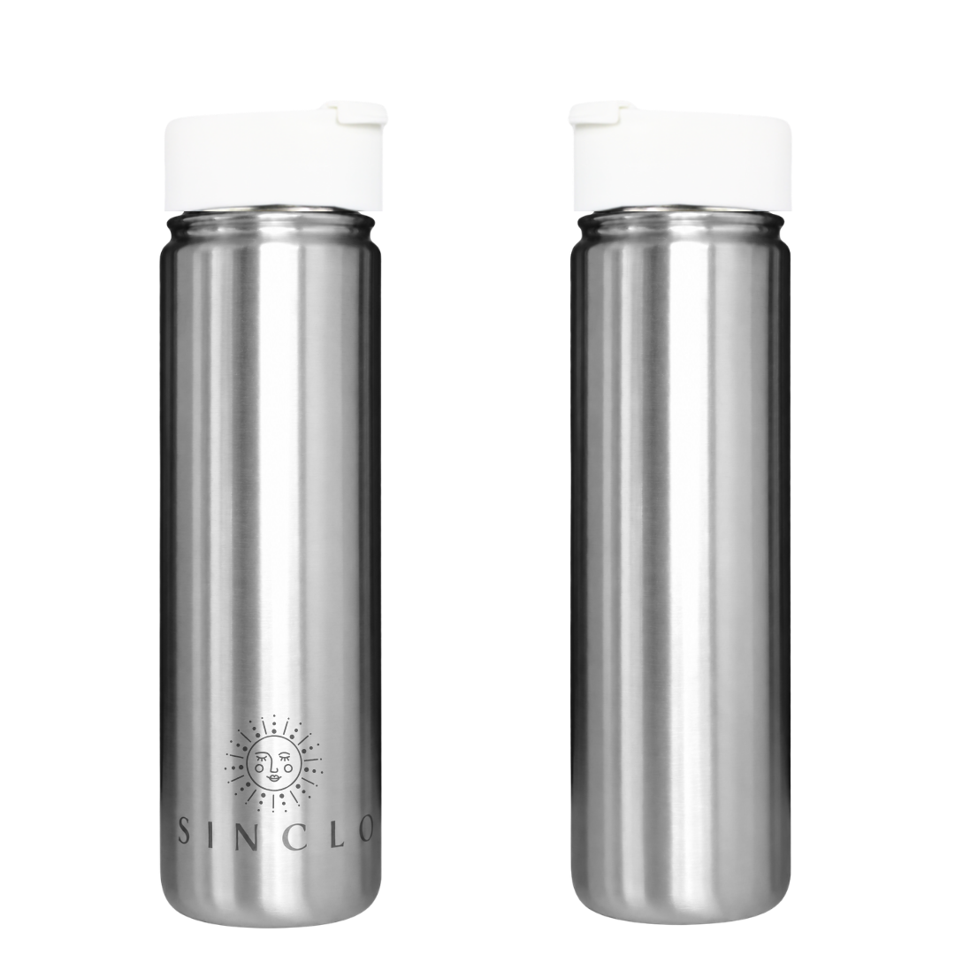 *PREORDER* The Stevie 675ml Water Bottle (Chrome)