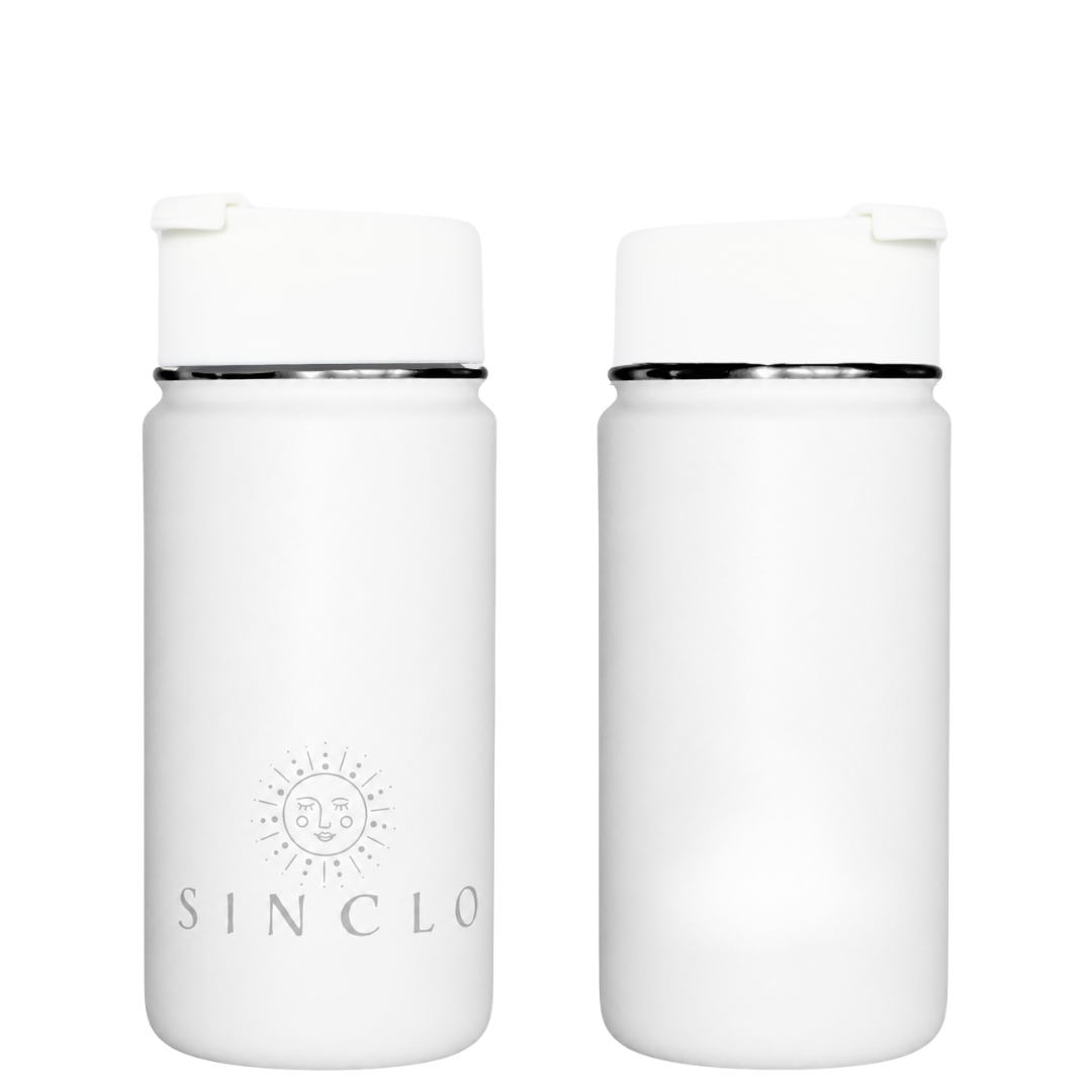 The Babi 400ml Water Bottle (White)