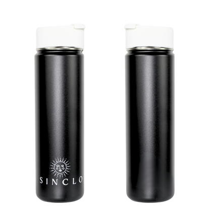 The Stevie 675ml Water Bottle (Black)
