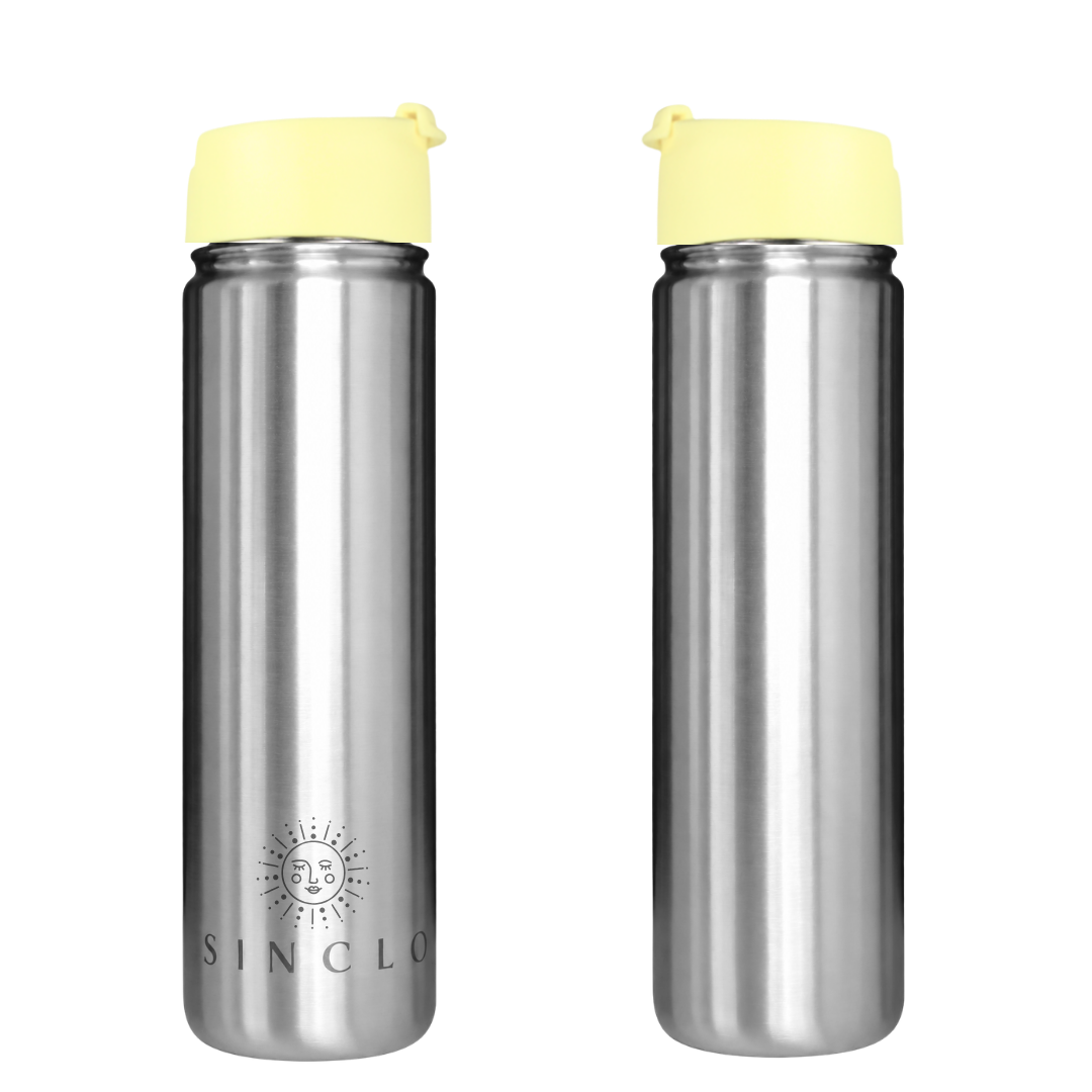 *PREORDER* The Stevie 675ml Water Bottle (Chrome)
