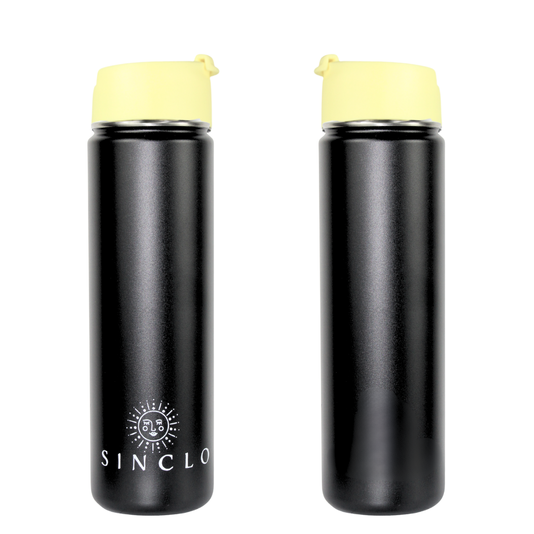 The Stevie 675ml Water Bottle (Black)