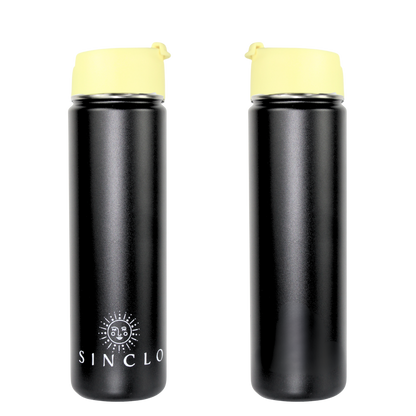 The Stevie 675ml Water Bottle (Black)