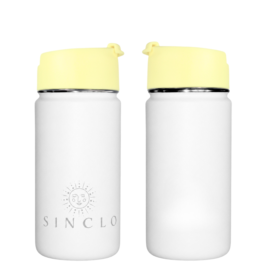The Babi 400ml Water Bottle (White)