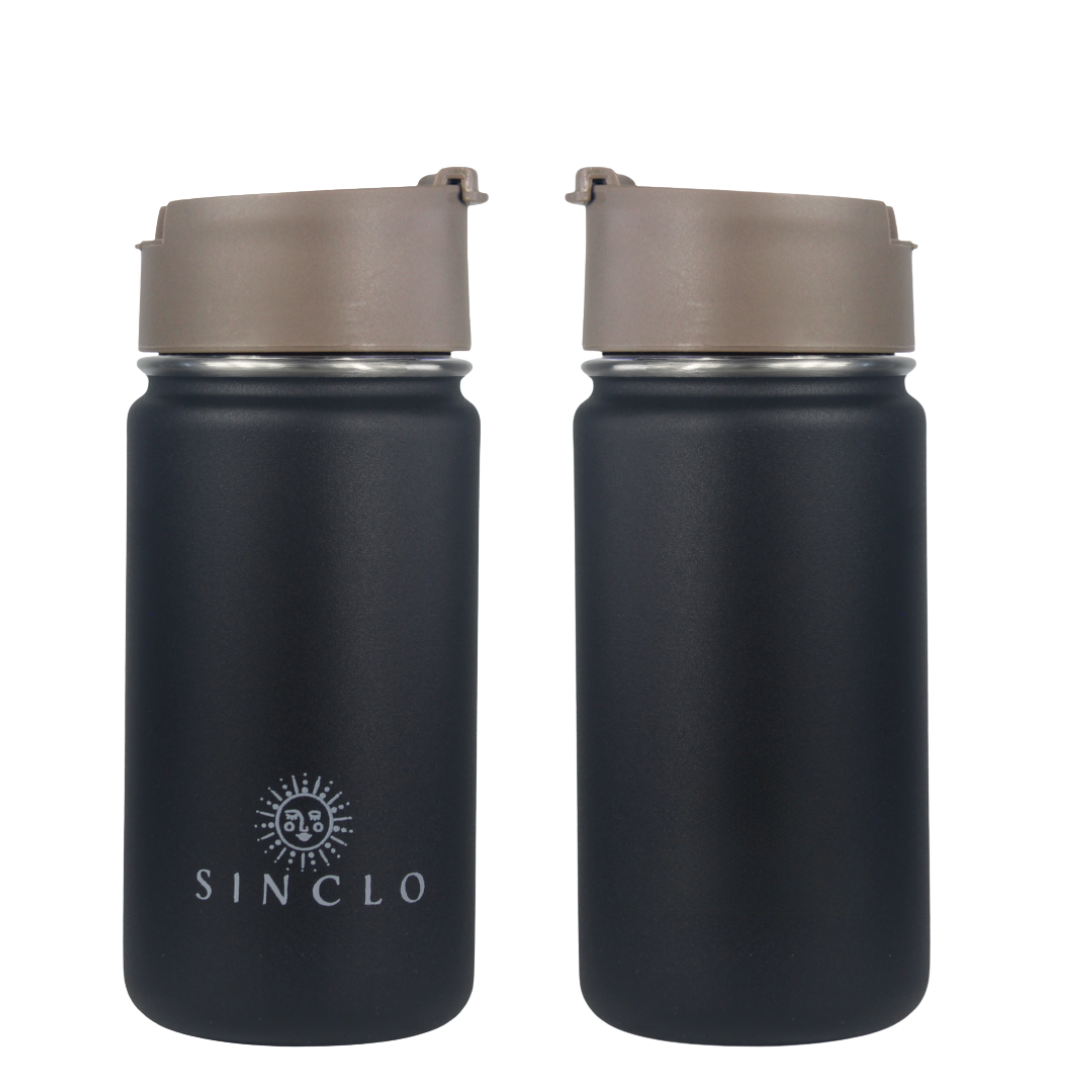 The Babi 400ml Water Bottle (Black)