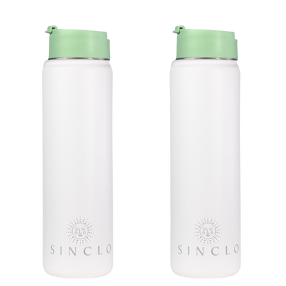 The Stevie 675ml Water Bottle (White)
