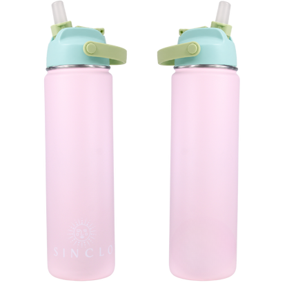 **PREORDER JUNE DISPATCH** The Stevie 675ml Water Bottle (Pink)