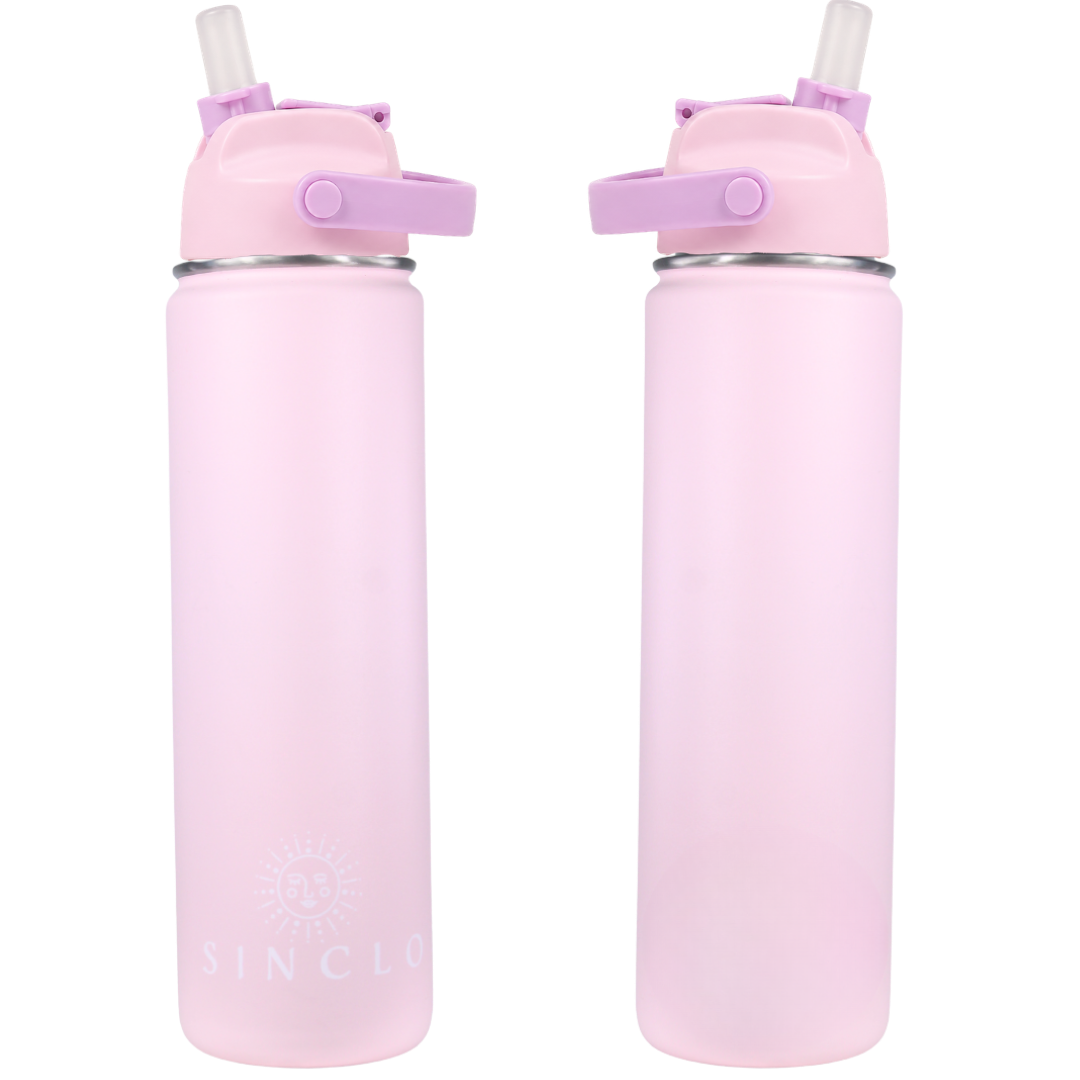 **PREORDER JUNE DISPATCH** The Stevie 675ml Water Bottle (Pink)